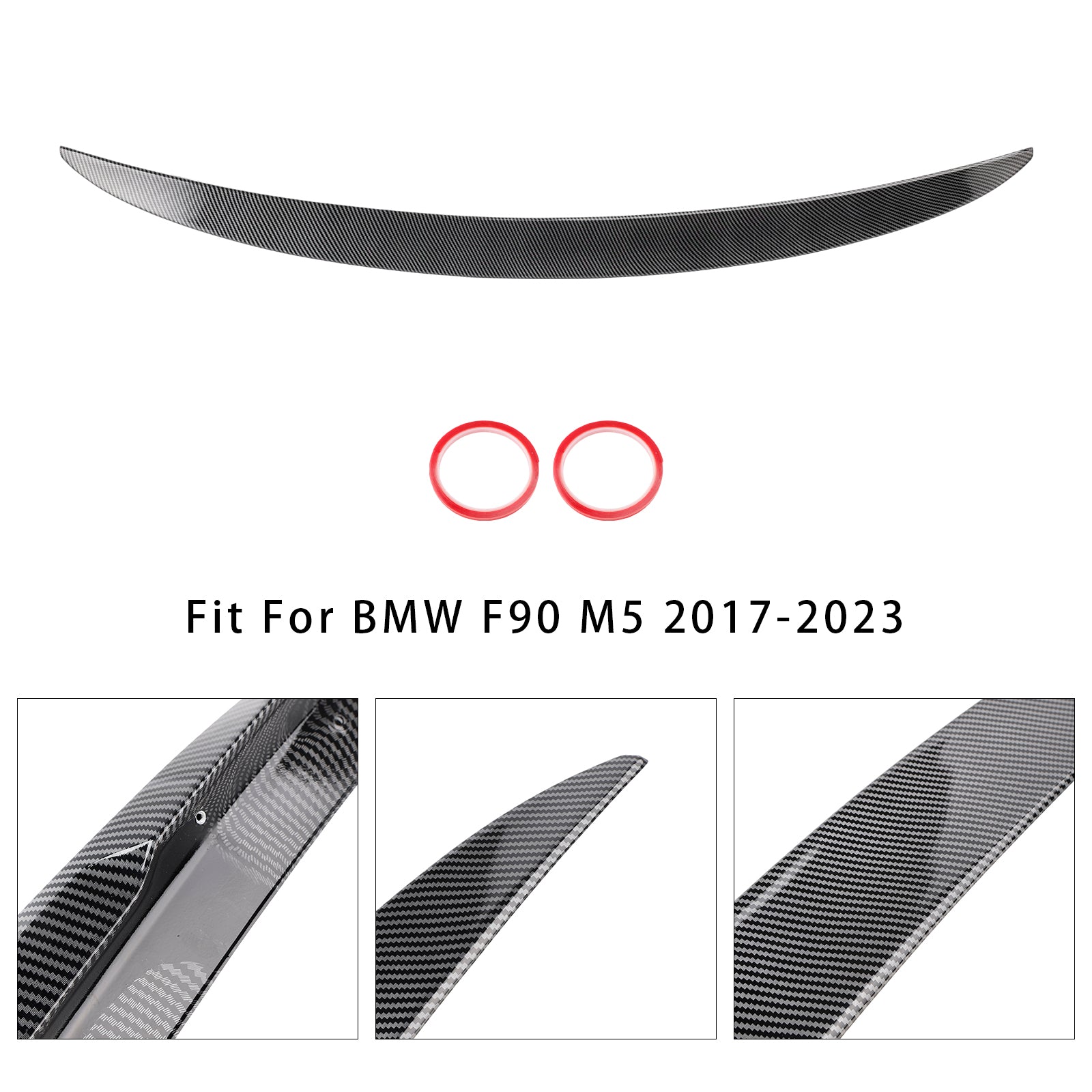 2017-2023 BMW G30 G38 F90 M5 MP Carbon Fiber Stijl Kofferbak Spoiler Wing