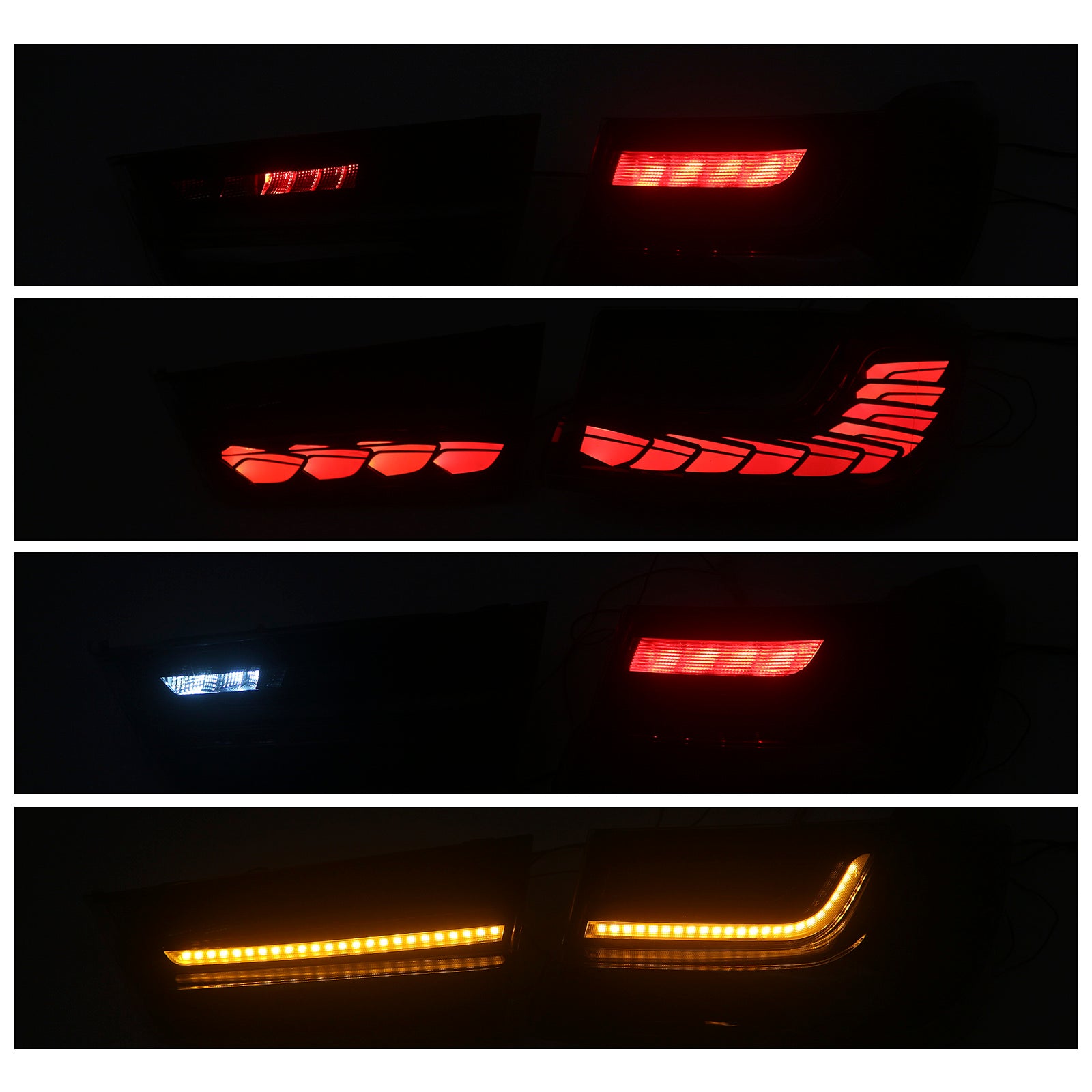 2019-2024 BMW radu 3 G20 G28 G80 M3 L&Zadné svetlá R s dymovými LED diódami