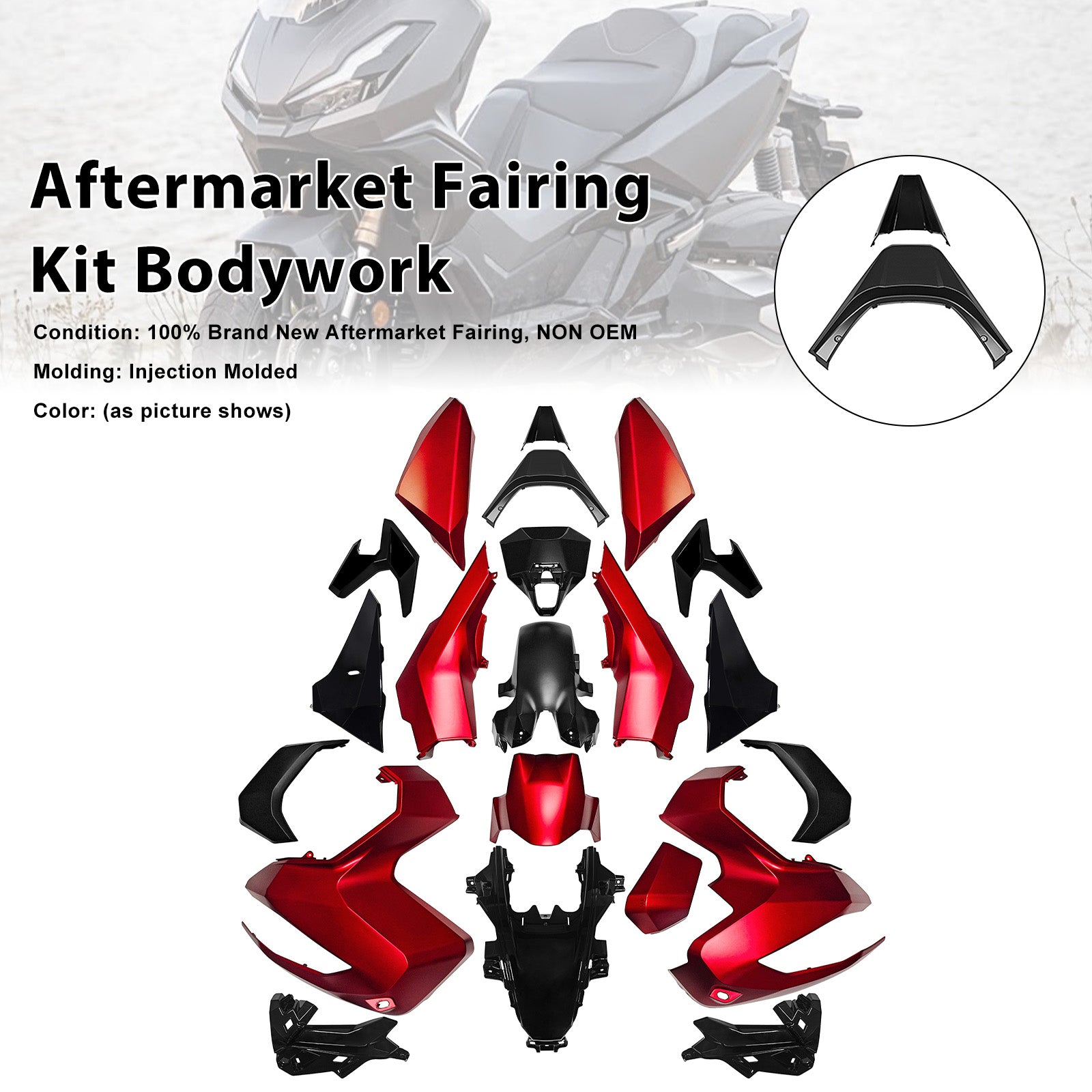 Injection ABS Plastic Bodywork Fairing Kit for Honda ADV350 2022-2025