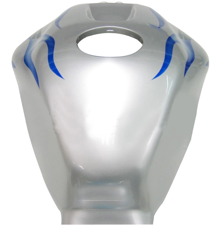 2005-2006 Honda CBR 600 RR Argent & Blue Flame Racing Carénages Générique