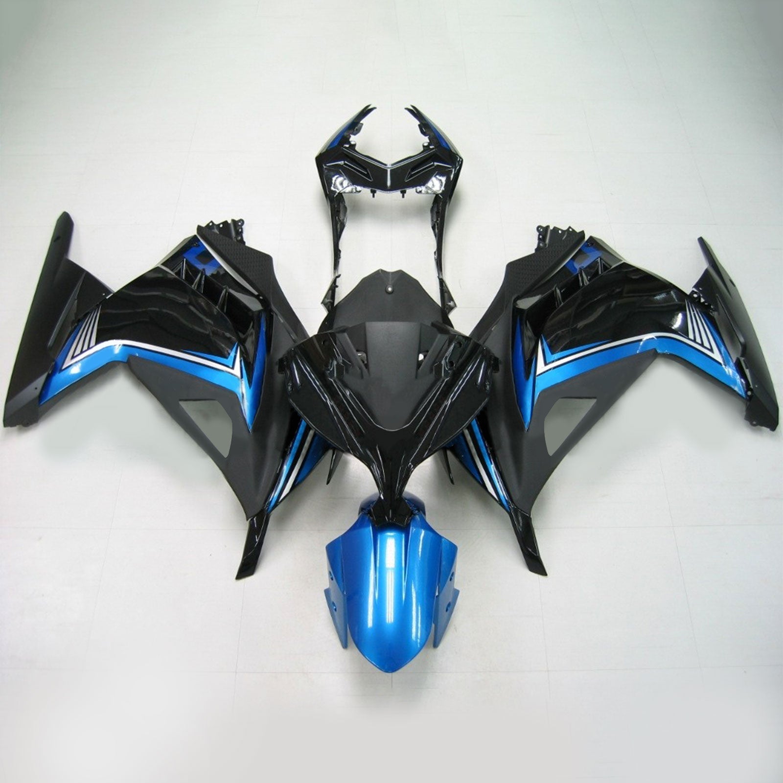 2013-2024 Kawasaki Ex 300/Ninja 300 Kit de carénage injection Bodywork Abs en plastique