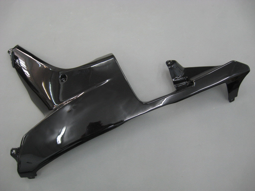 2007-2008 Honda CBR600 RR Amotopart Kit de carénage d'injection carrosserie plastique noir ABS #7