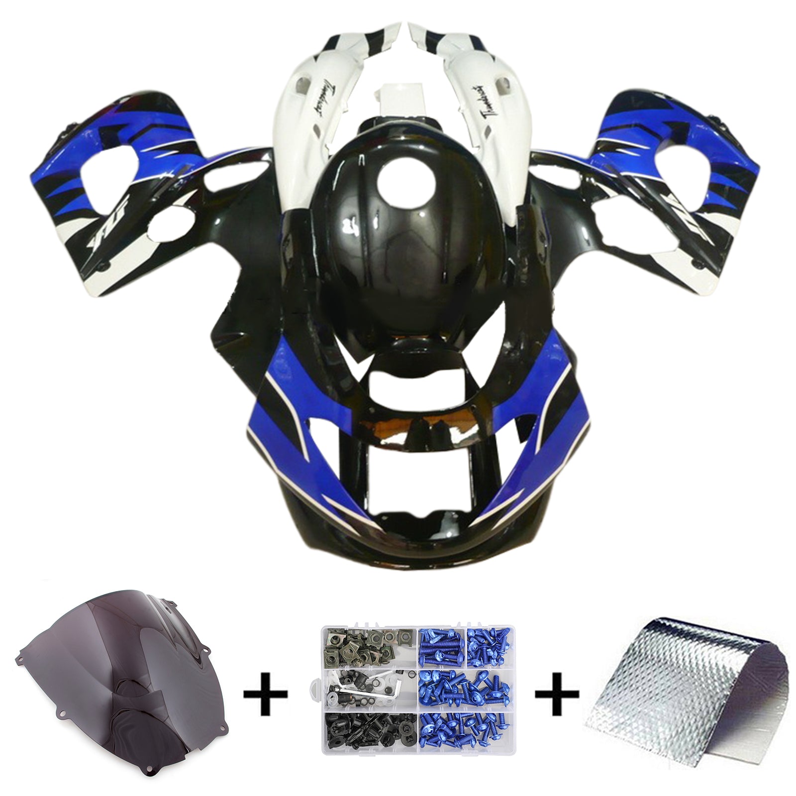 1996-2007 Yamaha YZF 600R Thundercat Kit de carénage d'injection carrosserie plastique ABS