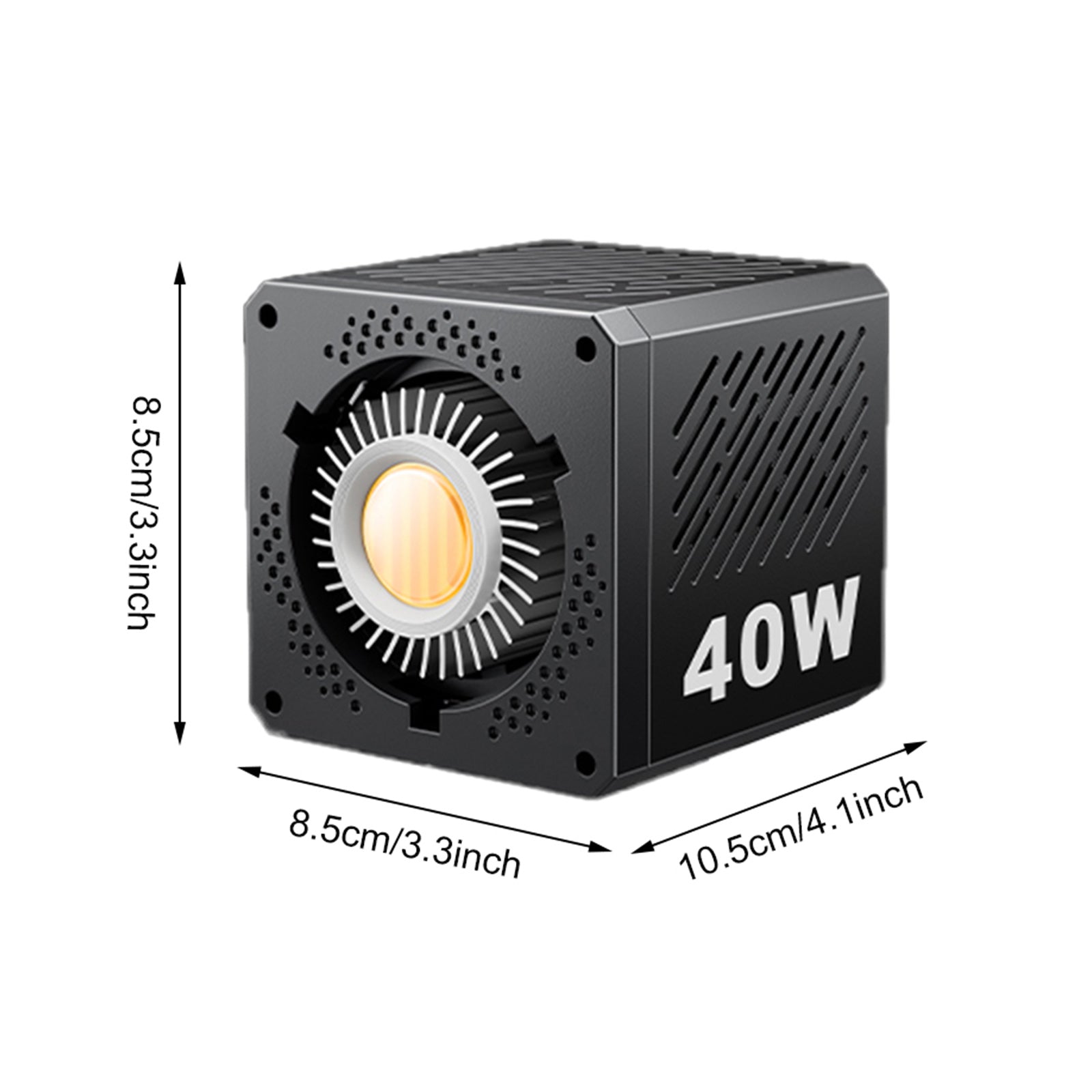 Lumière LED extérieure de lumière solaire d'épi de lumière de photographie de la puissance élevée M60 de 40W