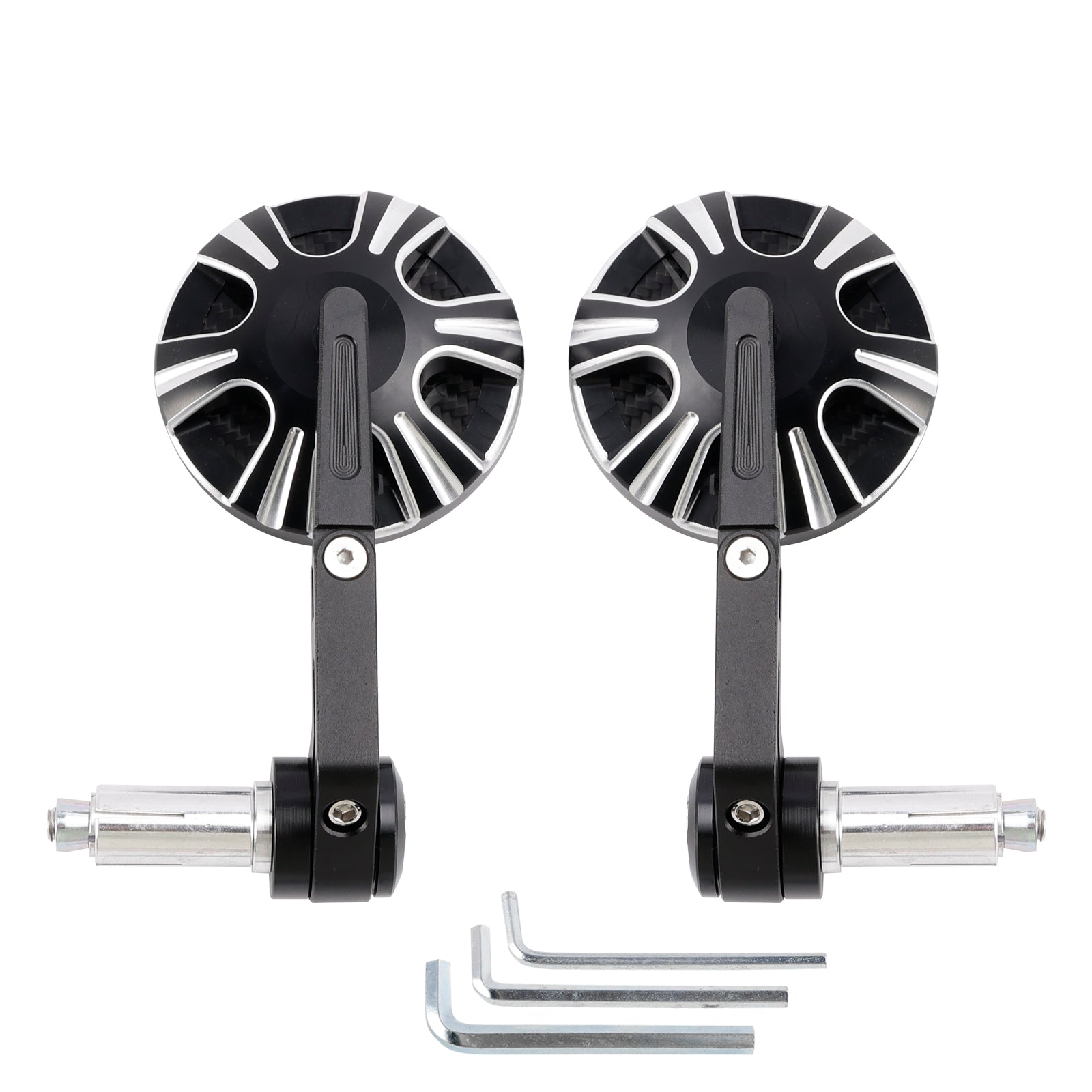 CNC Bar End Mirror Set för Aprilia Rs660 Tuono 660 RSV4 Tuono V4 Dorsoduro