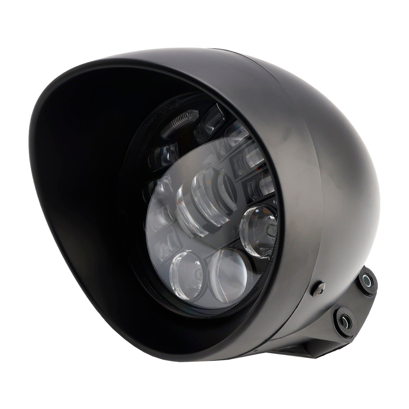 Pilt à faisceau multifonctionnel Lampe de brouillard de phare ajustement pour le raceur Bobber Chopper Chrome