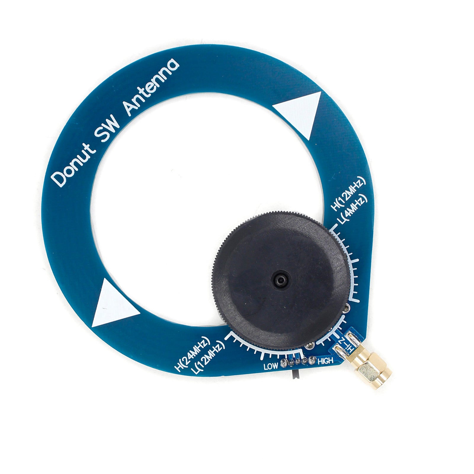 Donut Blue SW HF Antenna Mini Loop Antenna for Malahiteam DSP DSP2 Receiver