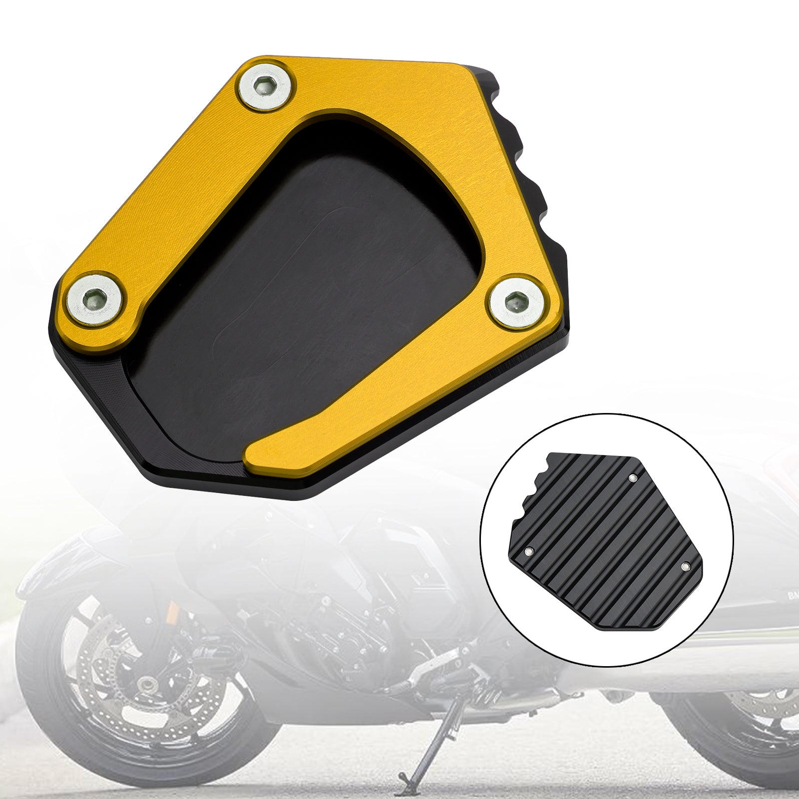 Kickstand Enlarge Plate Pad fit for BMW K1600 2016-2022