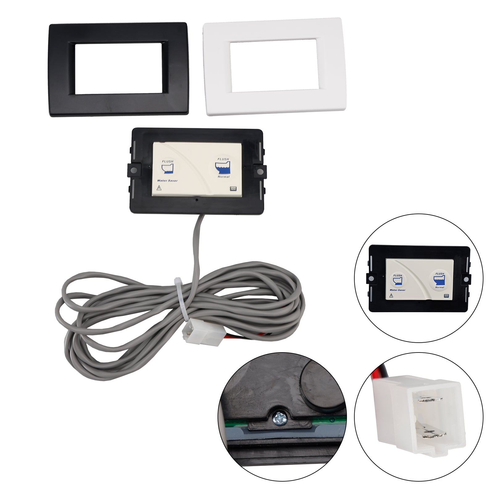 36387 Wall Switch for the Tecma RV Toilet Silence Plus- 2 Button Wall Switch