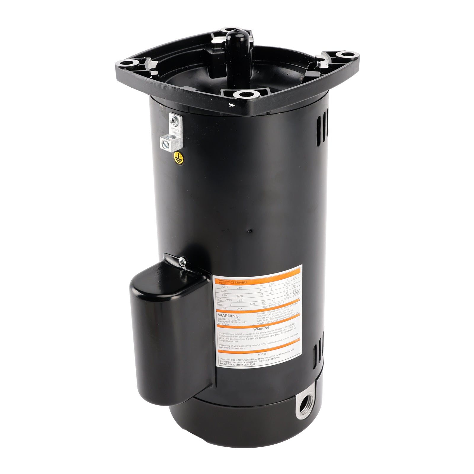 USQ1252 Motor plaveckého bazénu 2,5 HP 230V 48Y SQURE PRÍRAVA S súpravami PS-200