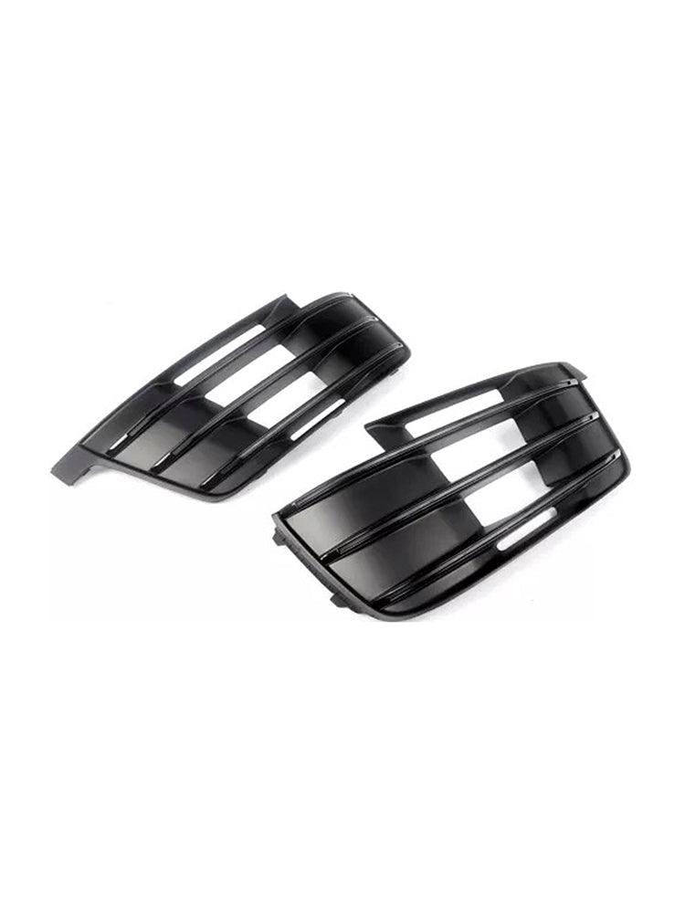 2016-2019 Audi Q7 S-Lijn 2X Originele Auto Voorbumper Mistlamp Roosters 4M0807681D 4M0807682D