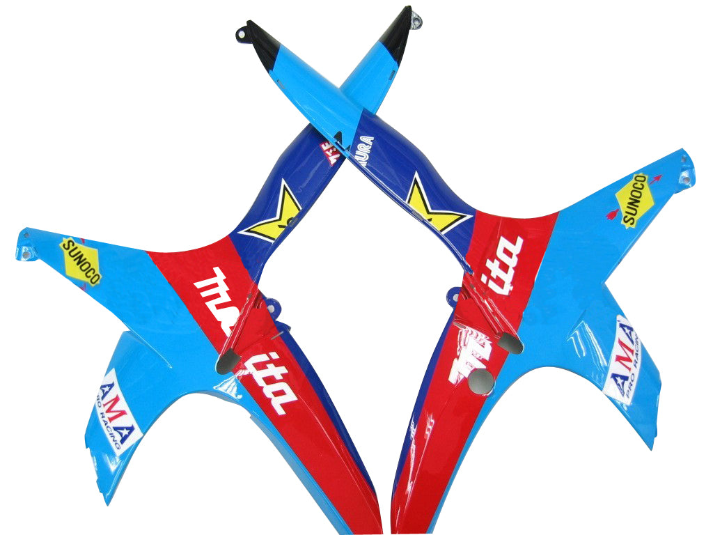 2008-2010 Suzuki GSXR 600 750 Blue Rockstar Makita Racing Fairings Generic