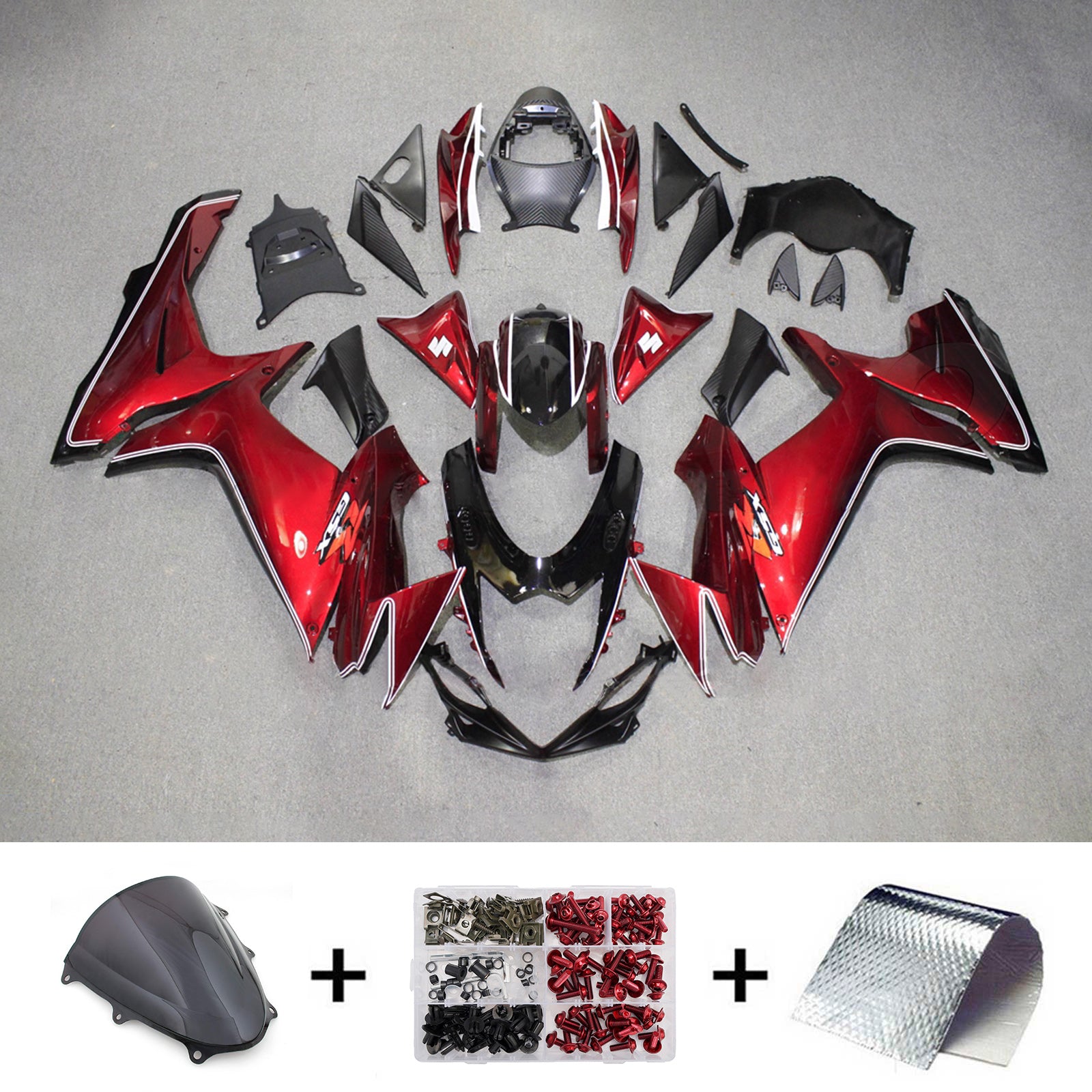 Injection Fairing Kit Bodywork Plastic ABS For Suzuki GSXR 600/750 2011-2026 K11