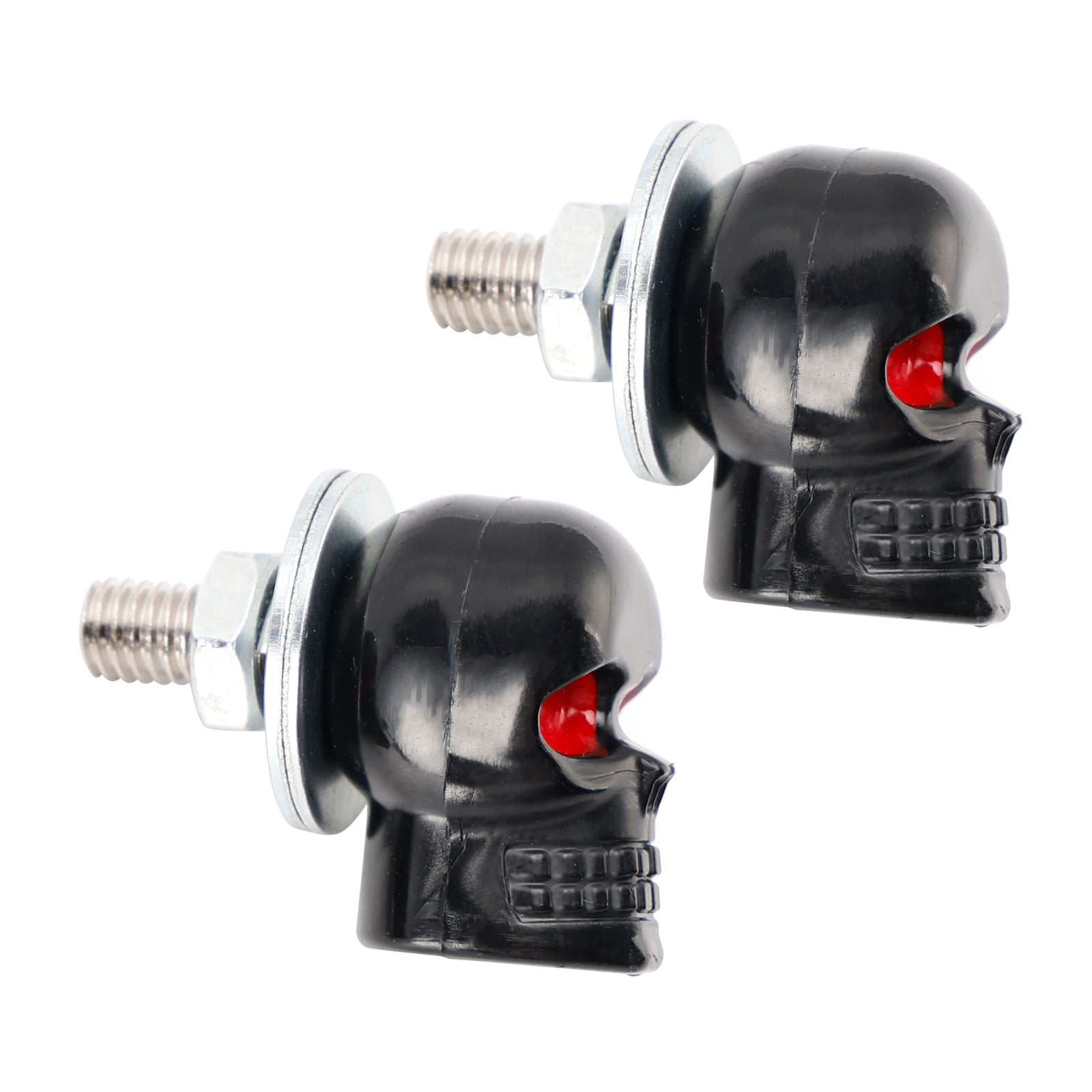 M6 Plastic Custom Classe Skull Plaque d'immatriculation Vis de trame