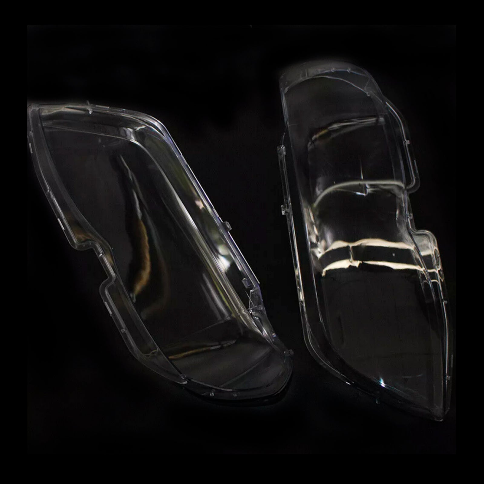 2004-2006 BMW X5 E53 2PCS Front Headlight Glass Clear Cover