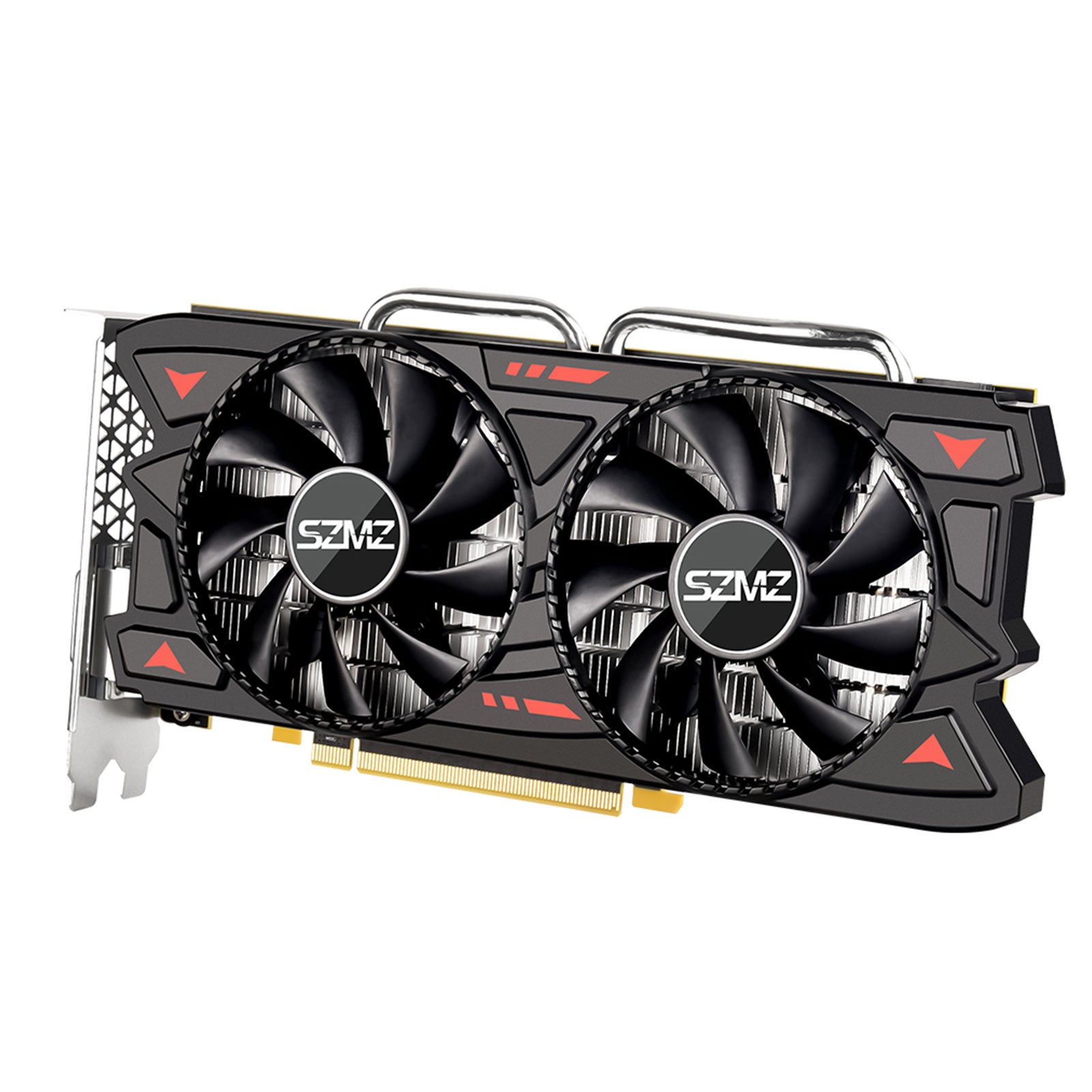 RX580 8G Onafhankelijke grafische kaart Dubbele ventilatoren Desktopcomputerverlichtingskaart