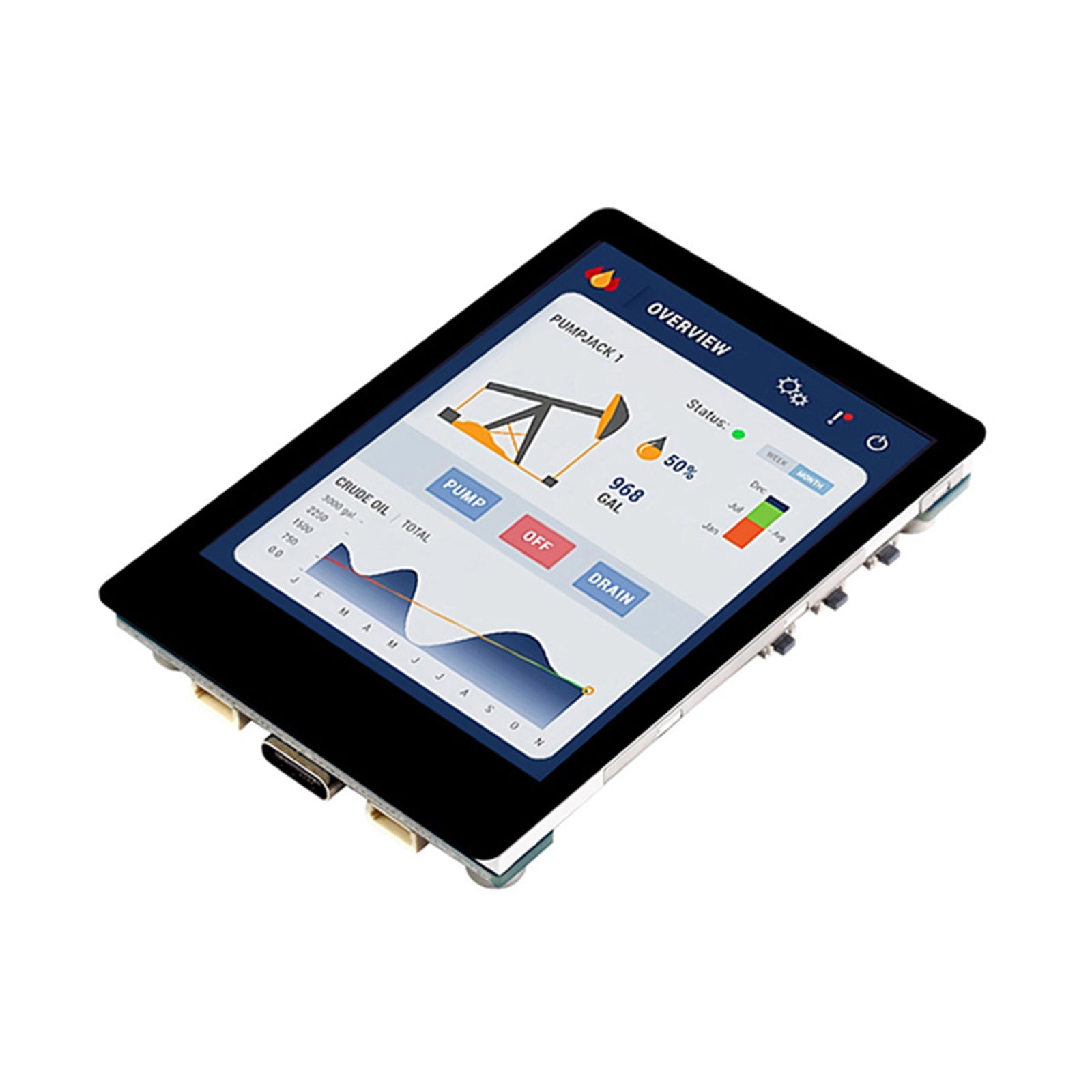 ESP32-S3 ontwikkelingsbord 2,8-inch capacitief touchscreen SPI-interface LVGL