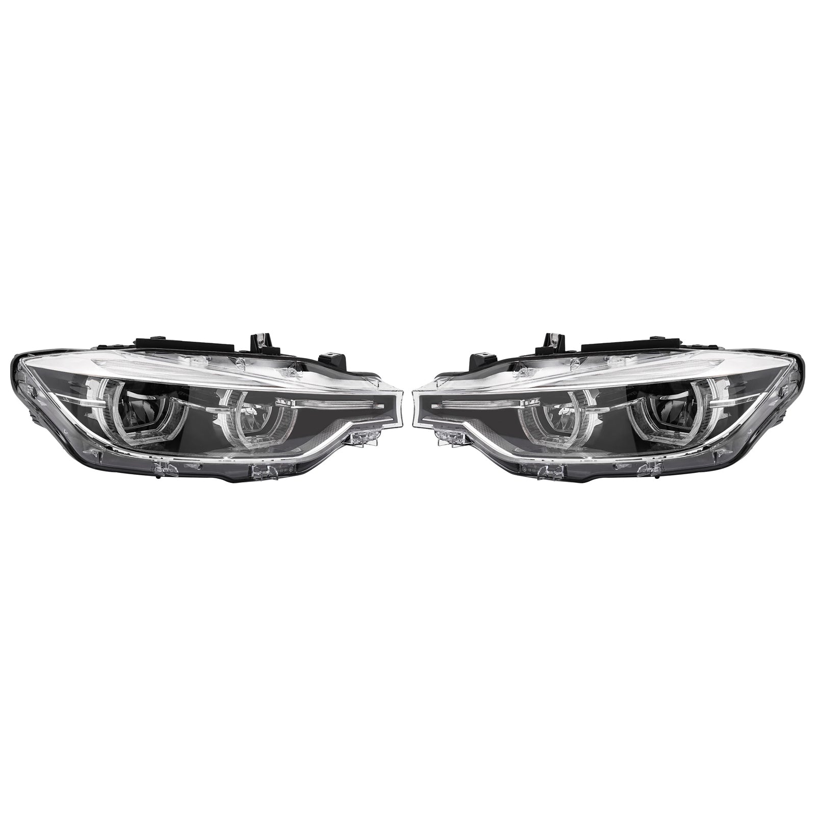 Left+Right LED Headlight For BMW 3 Series F30 F31 2016-2019 Without AFS