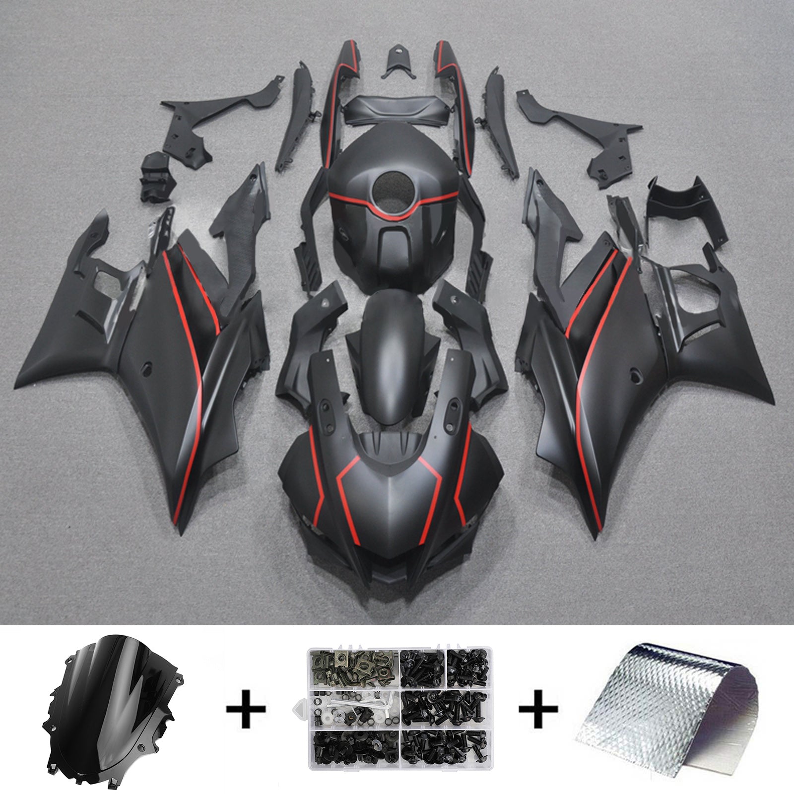 2022-2023 Yamaha YZF-R3 R25 Injection Fairing Kit Bodywork Plastic ABS