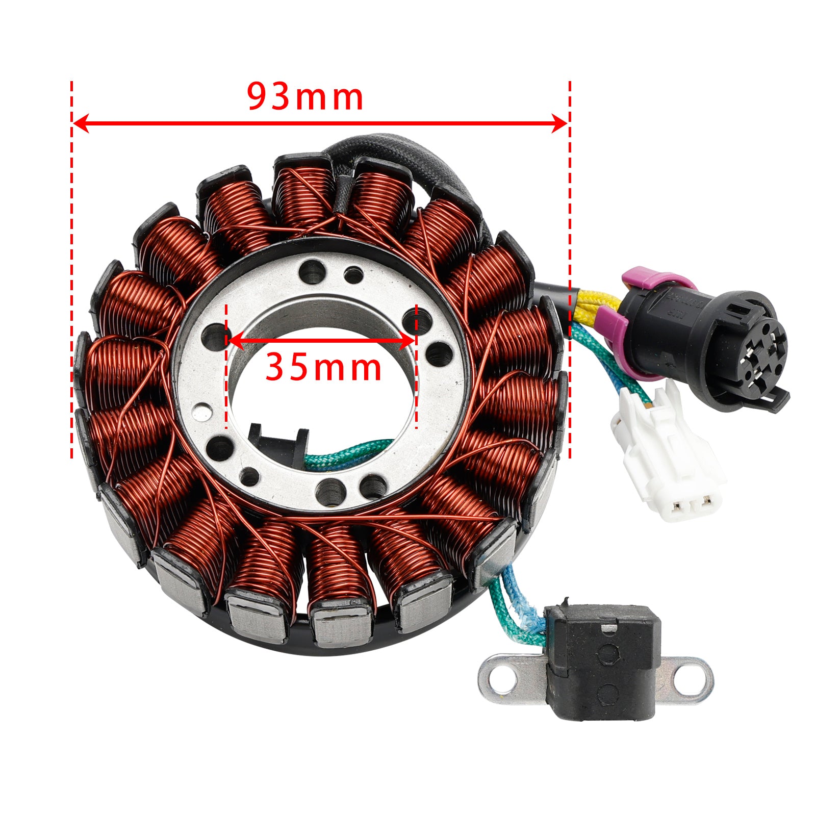 Magneto Stator 27450 pour Linhai ATV 300-D T3B/ATV 400-2D/ATV 400-2B 2012