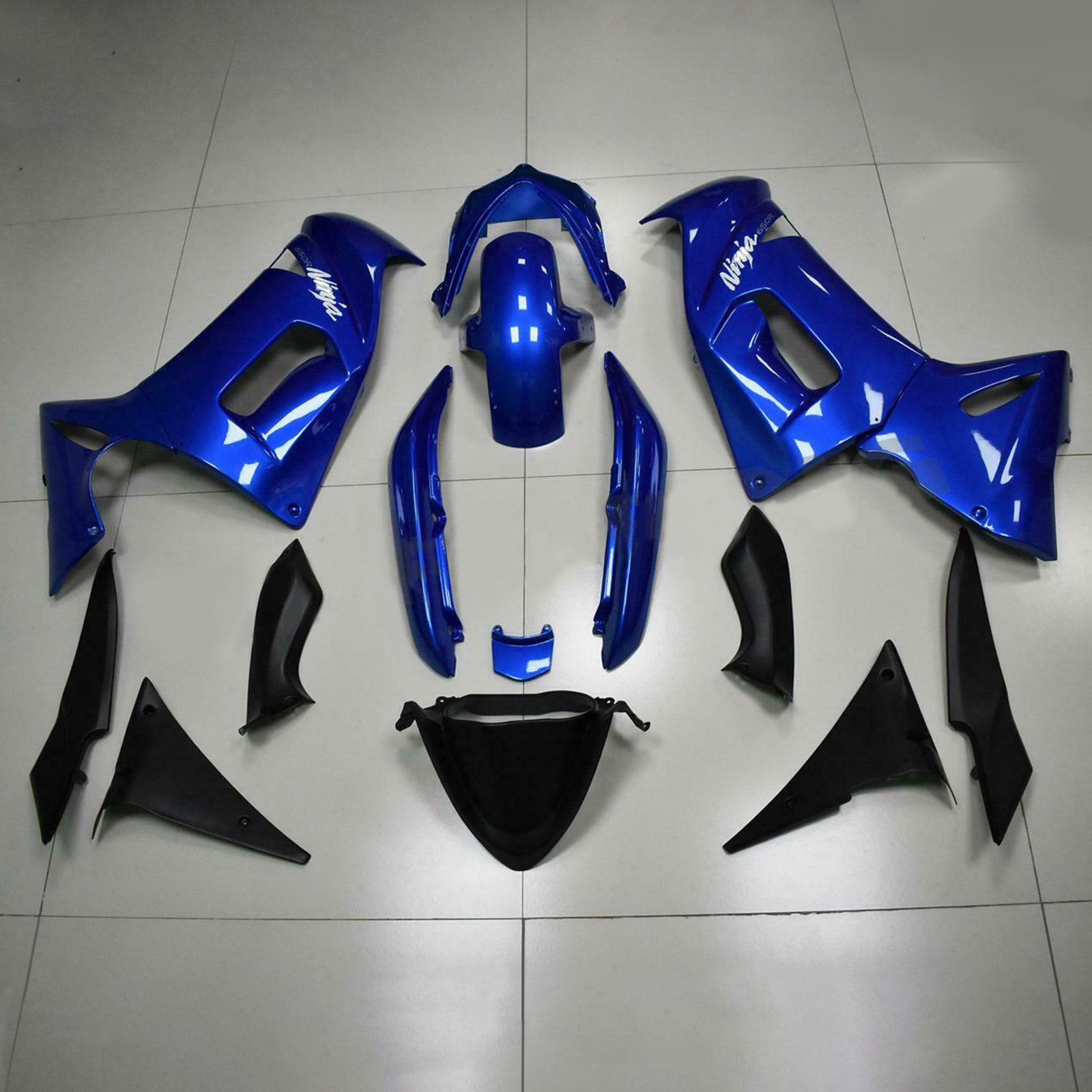 2006-2008 Kawasaki Ninja 650 ER-6F EX650 Kit de carénage d'injection plastique 01# #1