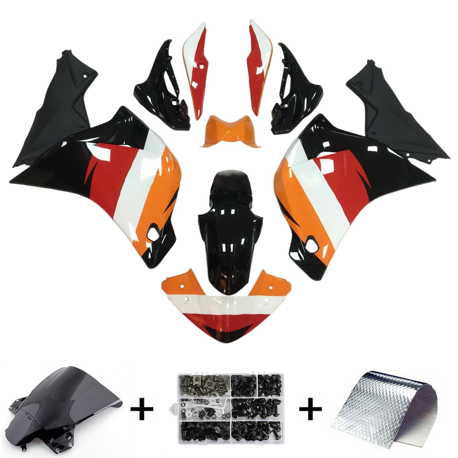 2011-2015 Honda CBR250R Injection Fairing Kit Bodywork Plastic ABS