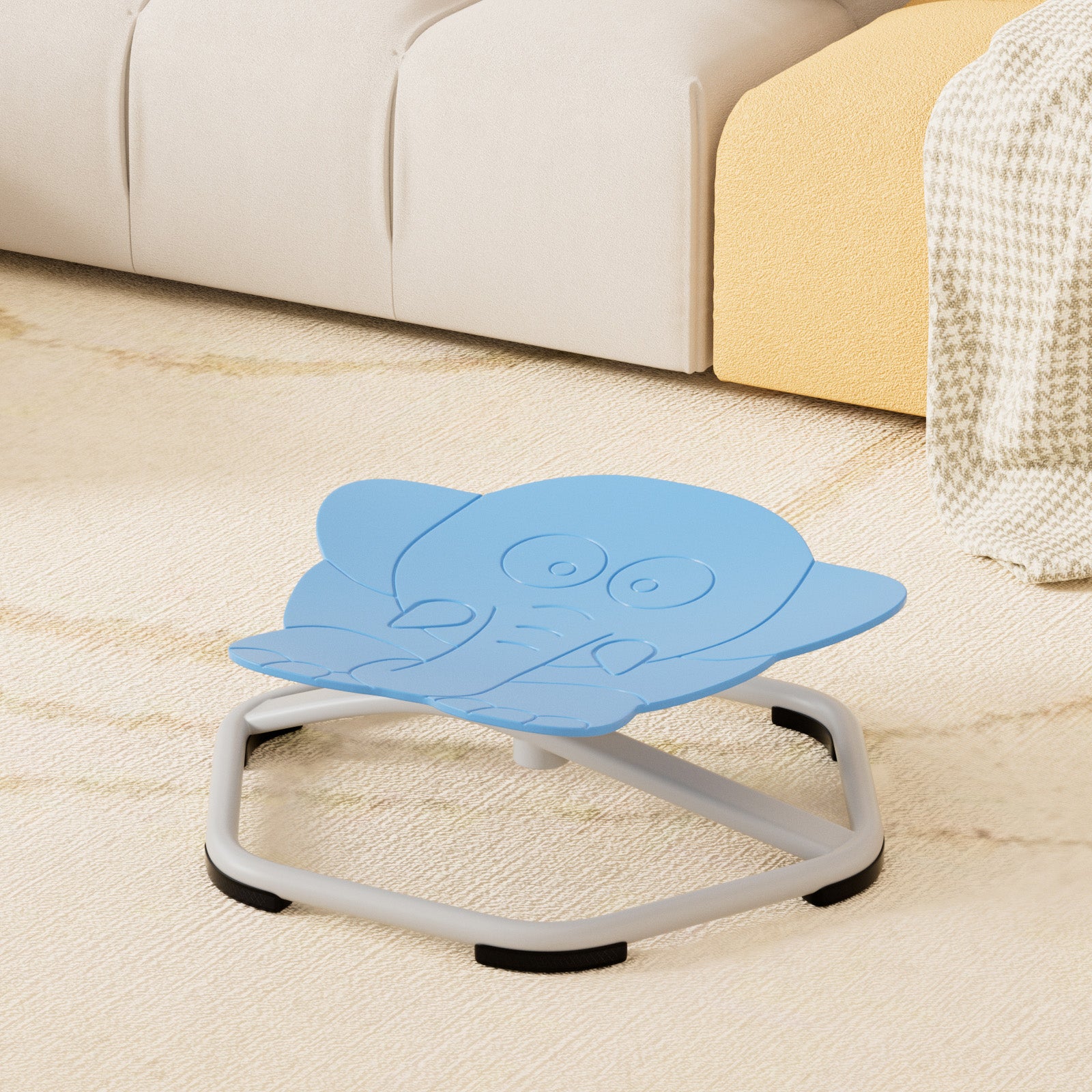 Asseyez-vous + spin 360 ° sensoriel rotation siège pivotant jouet enfants éléphant wobble chaise tabouret