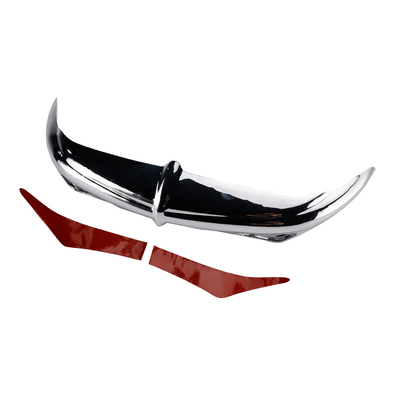 Bat Brow Batwing Fairing Accent Trim For Electra Street Glides Trikes 96-13