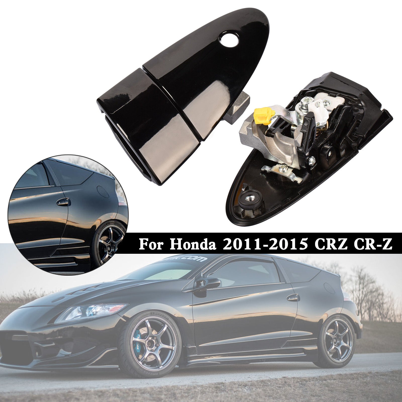 Pair Left & Right Outer Door Handles 72181-SZT-003 For Honda 2011-2015 CRZ CR-Z