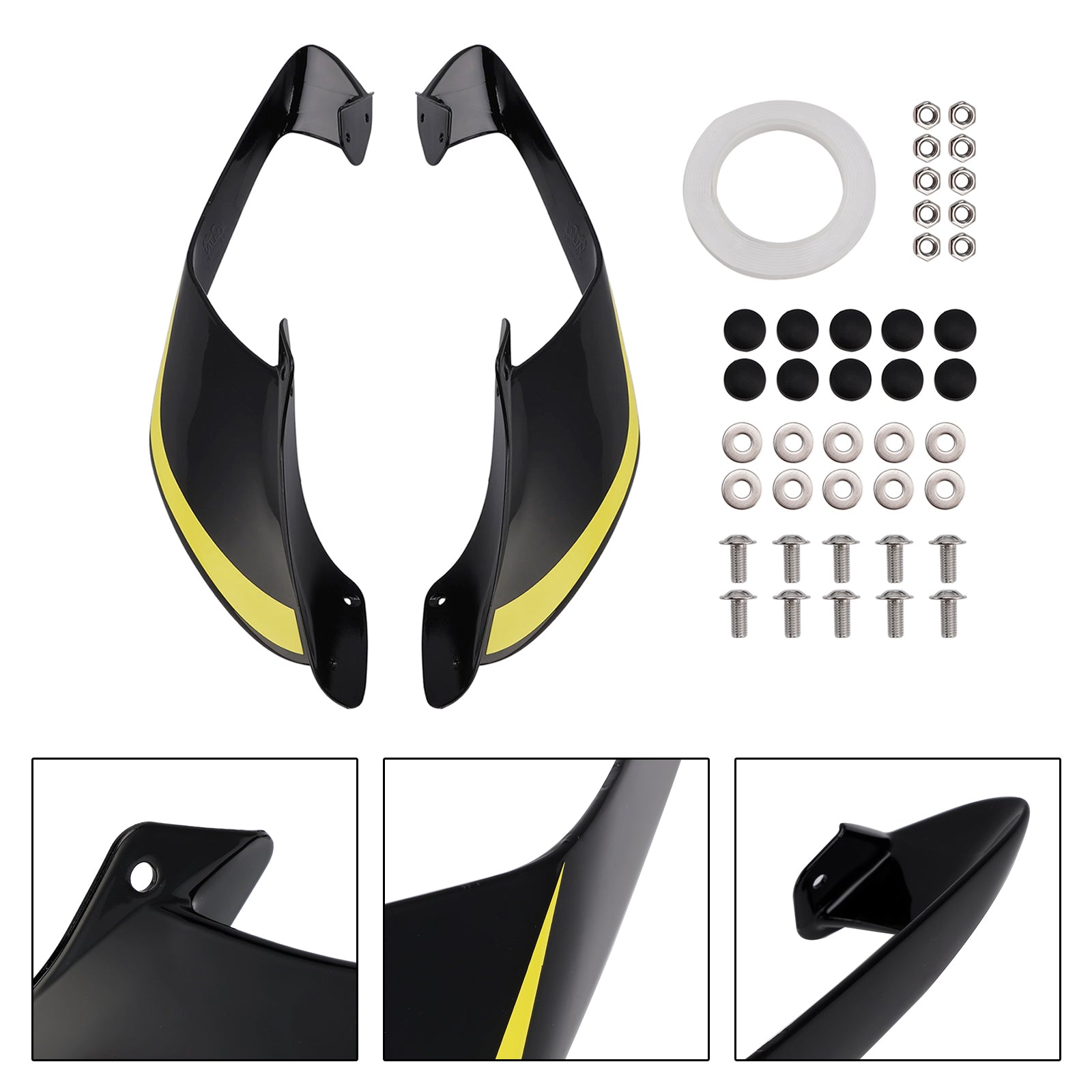 2021-2024 Yamaha YZF R1 R1M ailes latérales avant ailes becquet carénage
