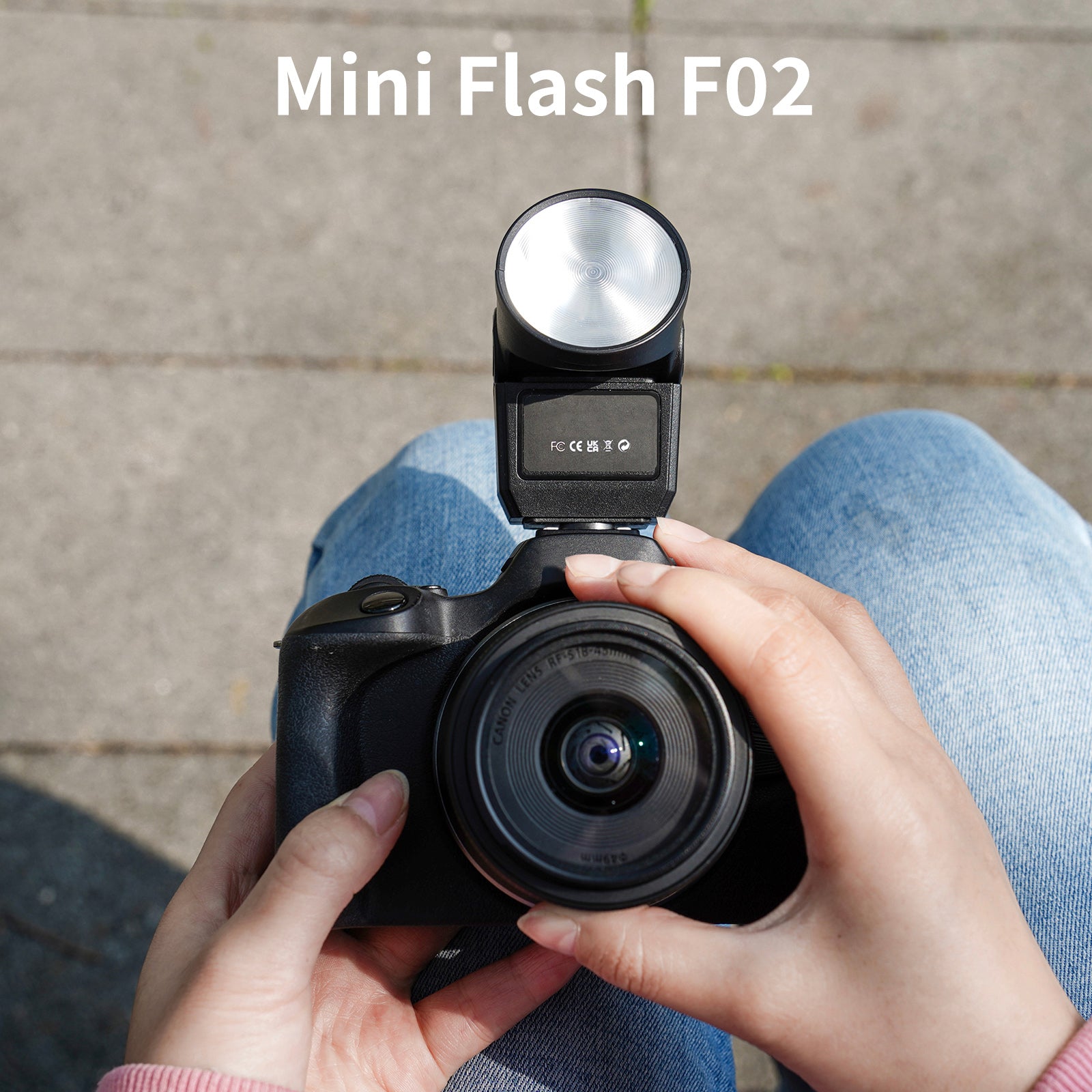 F02 Mini-flitslicht Micro Enkele camera Flitsschoen Draagbare fotografie Invullicht