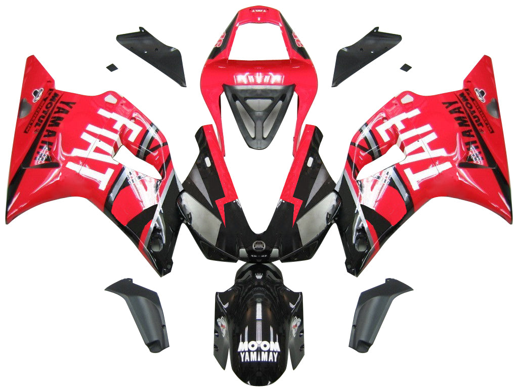 2000-2001 Yamaha YZF-R1 Red Black No.46 FIAT Racing Fairings Generic