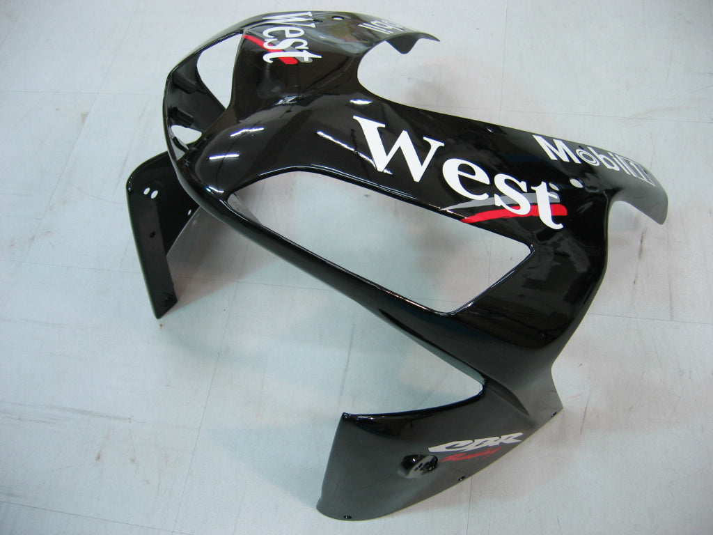 2003-2004 Honda CBR 600 RR Black West Racing Fairings Generic