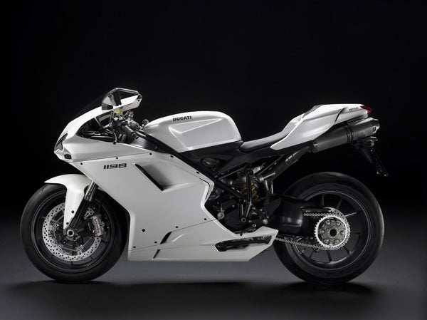 2007-2012 Ducati 1098/1198/848 White Bodywork Fairing ABS Injection Mold 13# Generic