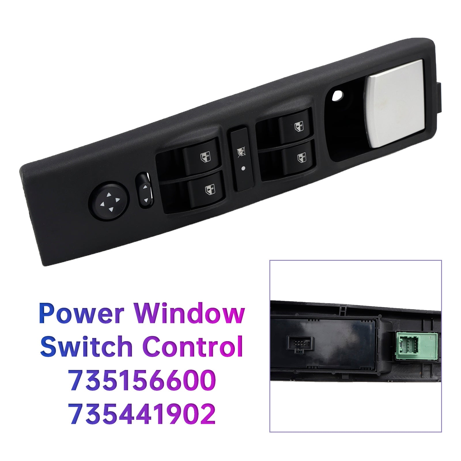 2004-2012 Fiat IDEA 350 Janela elétrica Controle 735156600 735441902