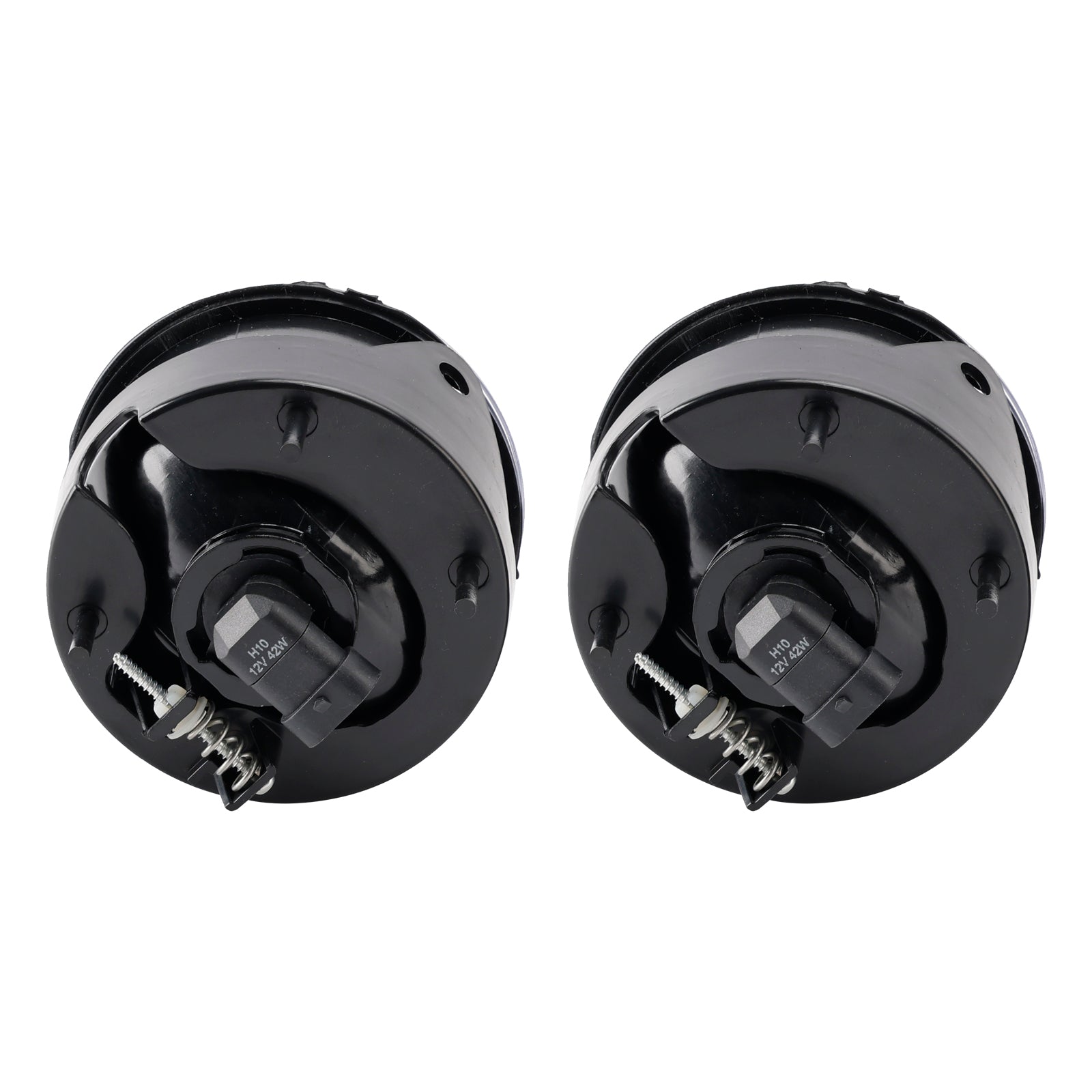 Pair Front Fog Light Lamps With Bulbs For Ford Expedition 2007-2014 Smoked Lens