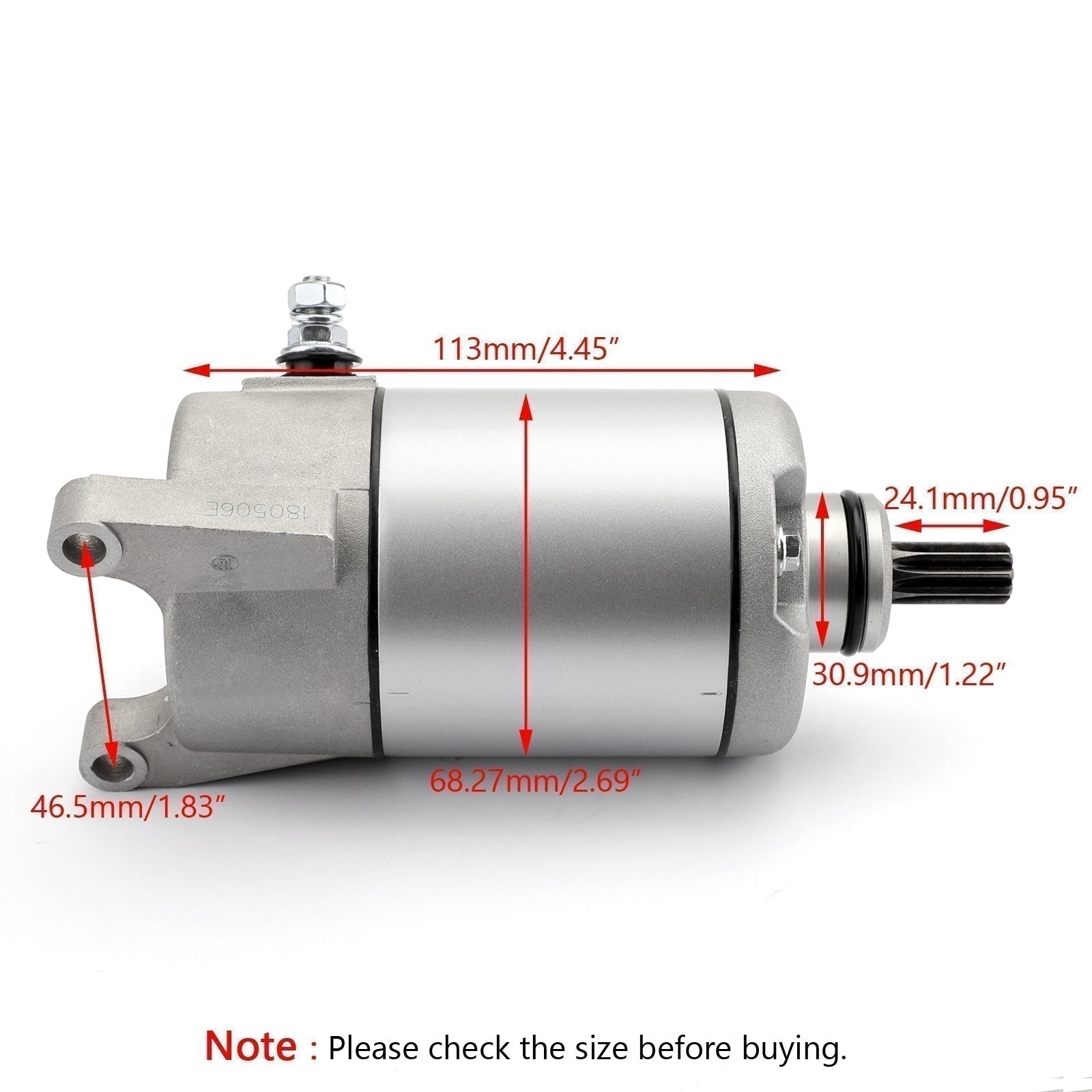 2000-2001 Yamaha FZS600S FAZER ATV Starter Motor 3HE-81890-00 Generic