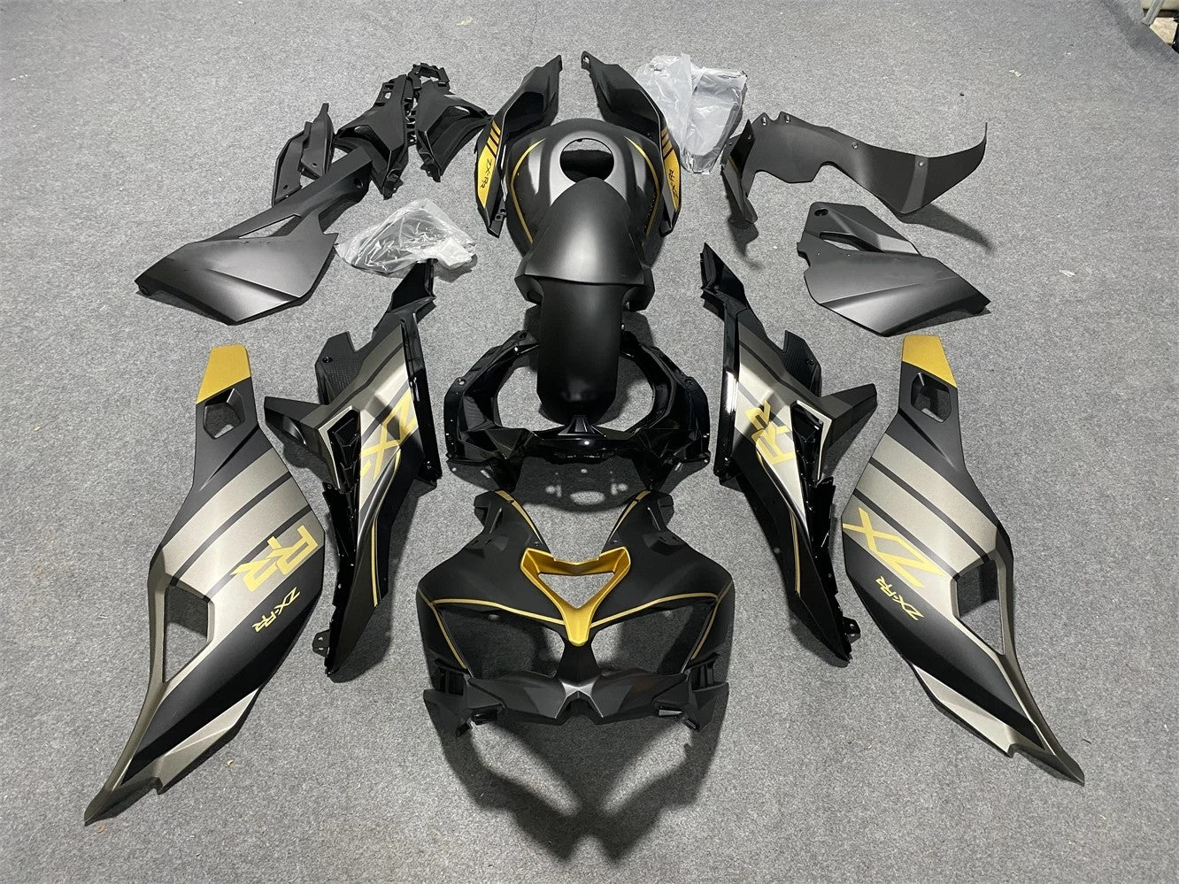 Kit de carénage d'injection Kawasaki Ninja ZX-25R ZX-4R ZX-4RR 2019-2024