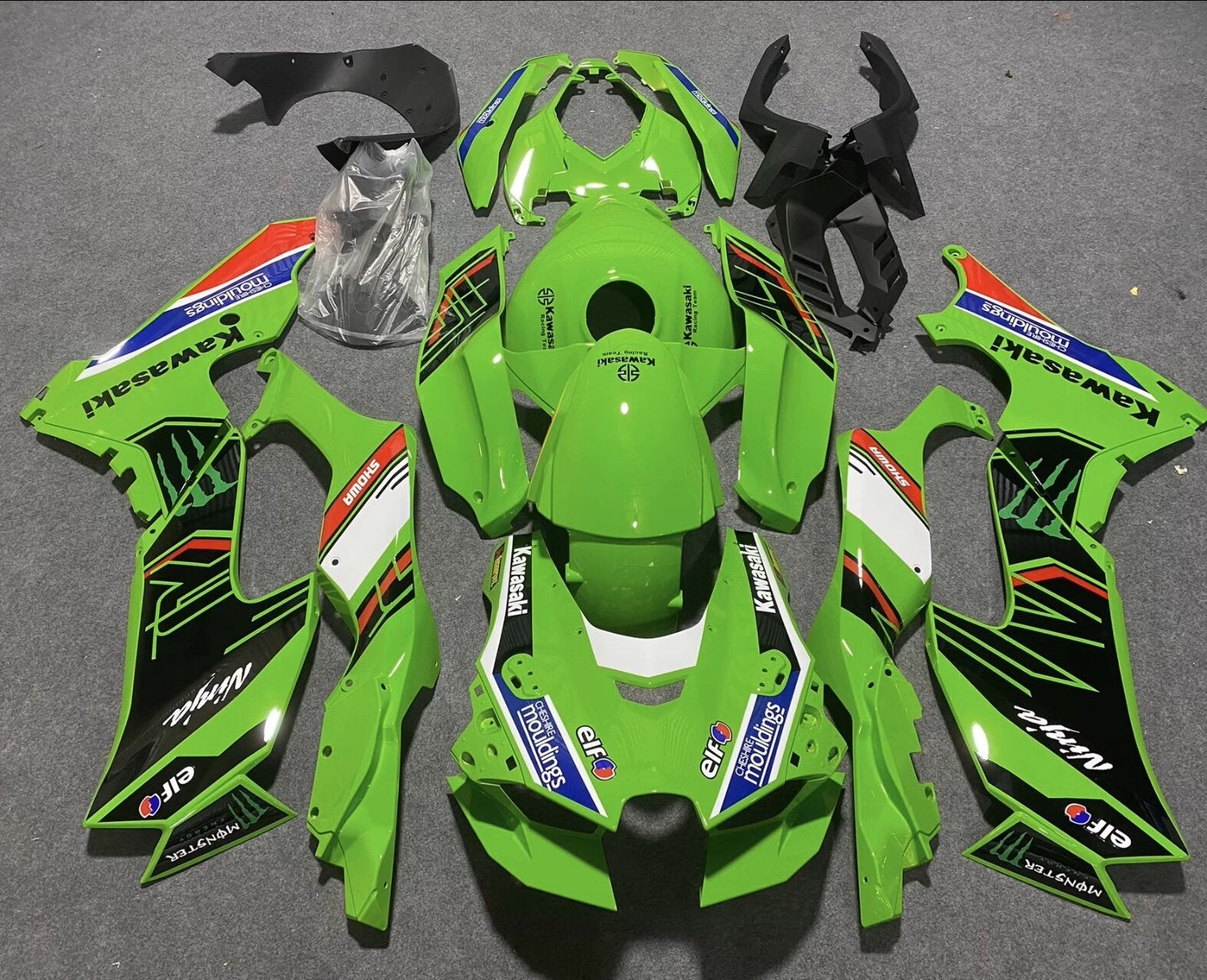 2021-2024 Kawasaki ZX-10R ZX-10RR Injection Fairing Kit Bodywork ABS