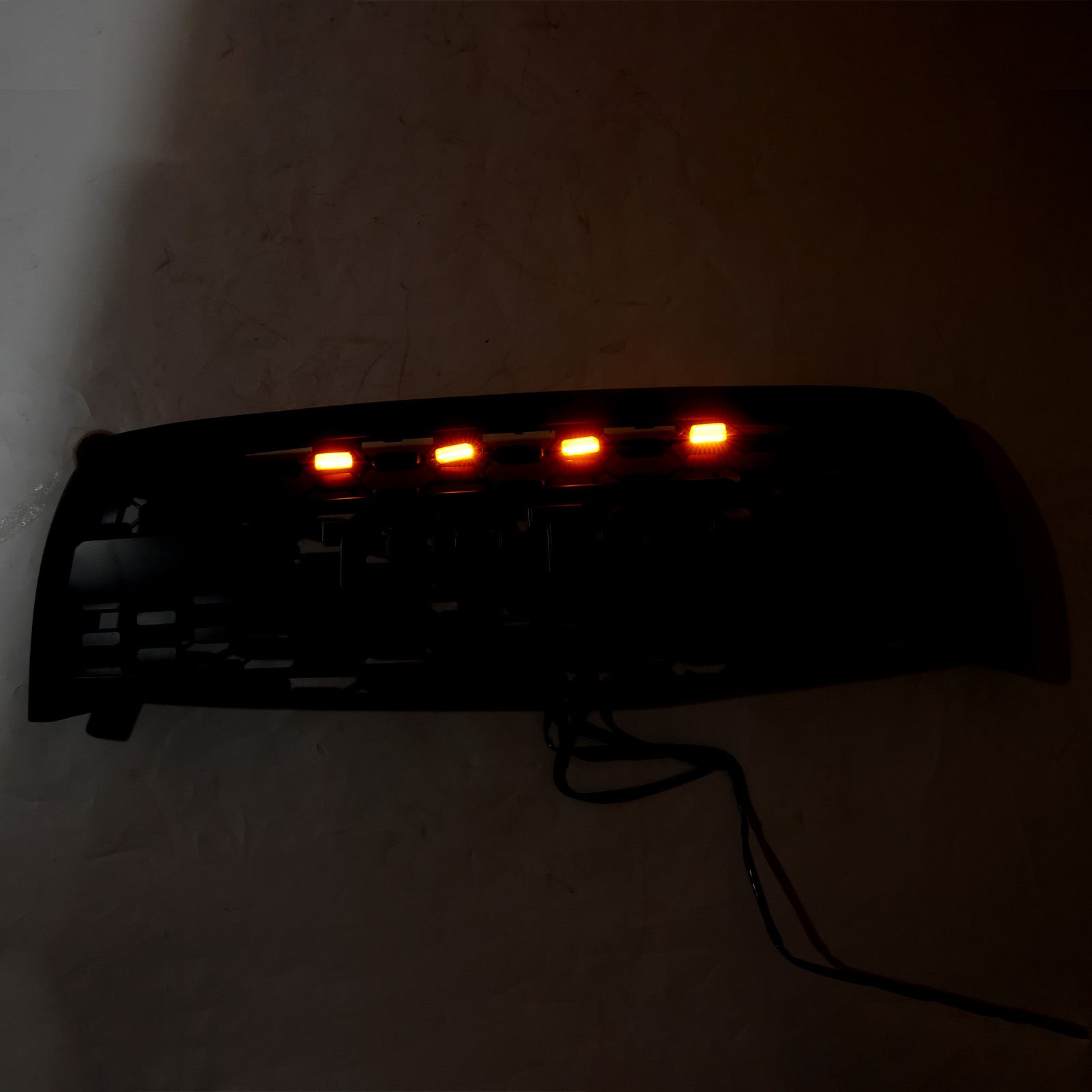 Matte Black Front Bumper Grill Grille Fit Toyota Tundra 2003-2006 W/Light