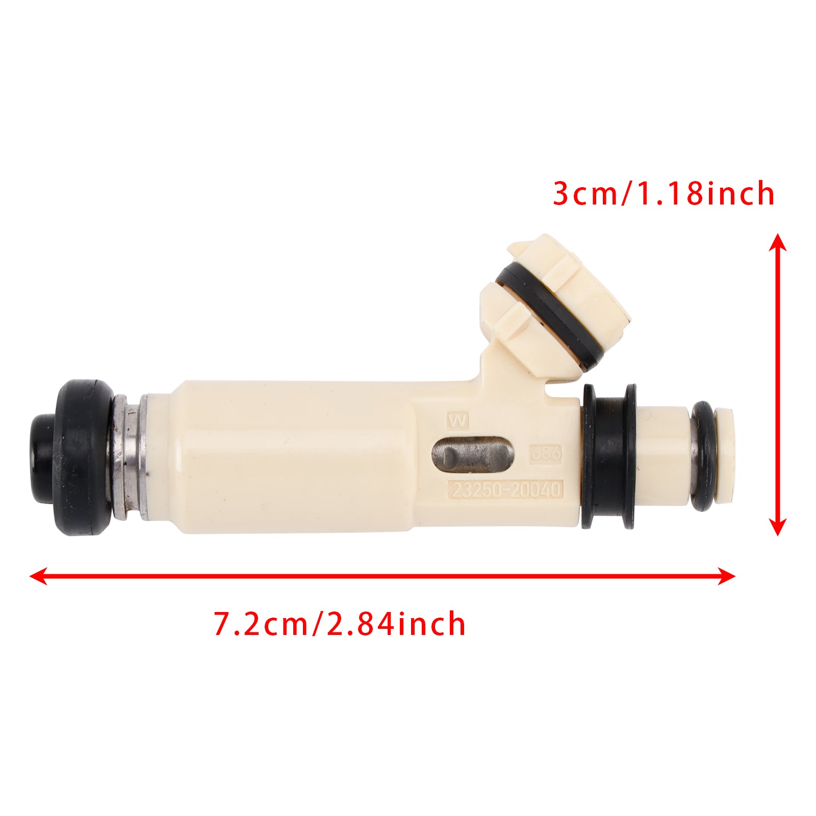 Injecteur de carburant, 6 pièces, pour Toyota Highlander 3,3l V6 2008-2010 23250-20040