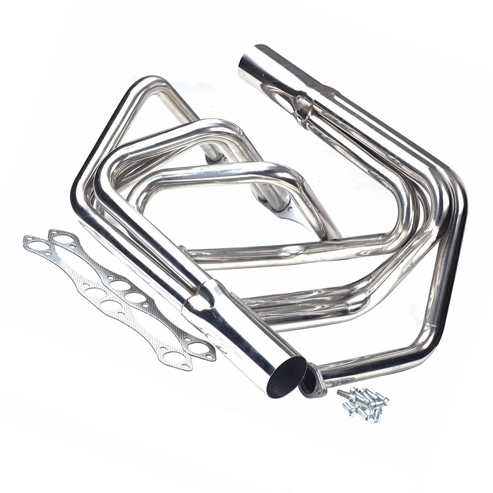 1-5/8" RVS spruitstuk header geschikt voor Chevy Small Block Roadster Sprint