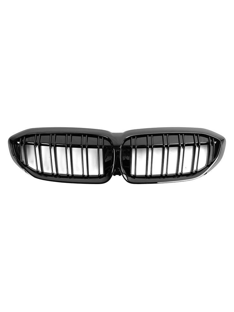 2019-2022 BMW Série 3 G20 G28 Grille de calandre à double lattes noire 51138072085