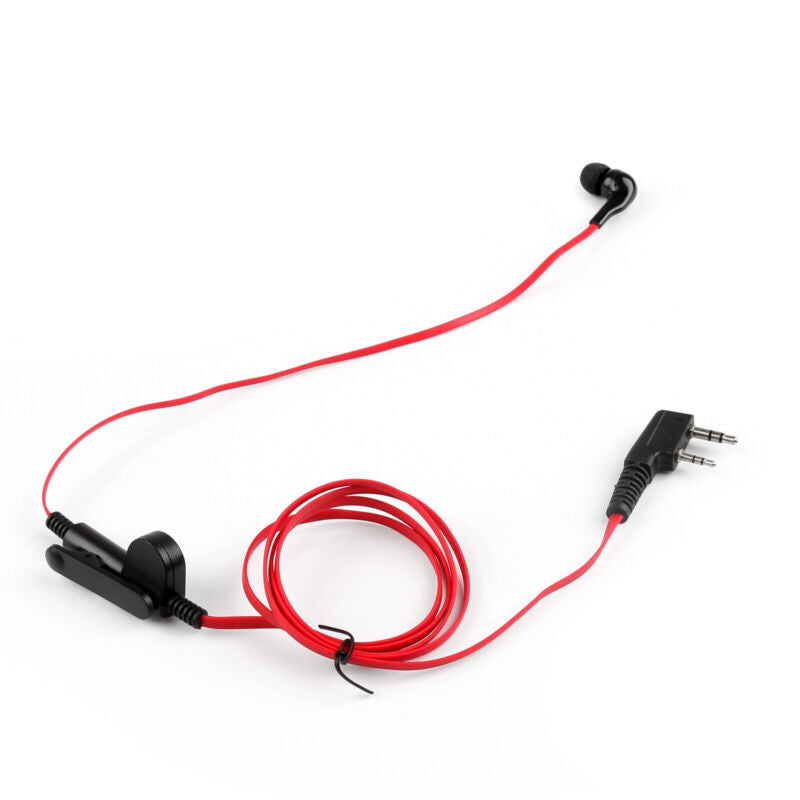 TYT LINTON Für TG-UV2 1x B7 Kenwood Headset Kopfh?rer UV-5R 2-Way BAOFENG Red