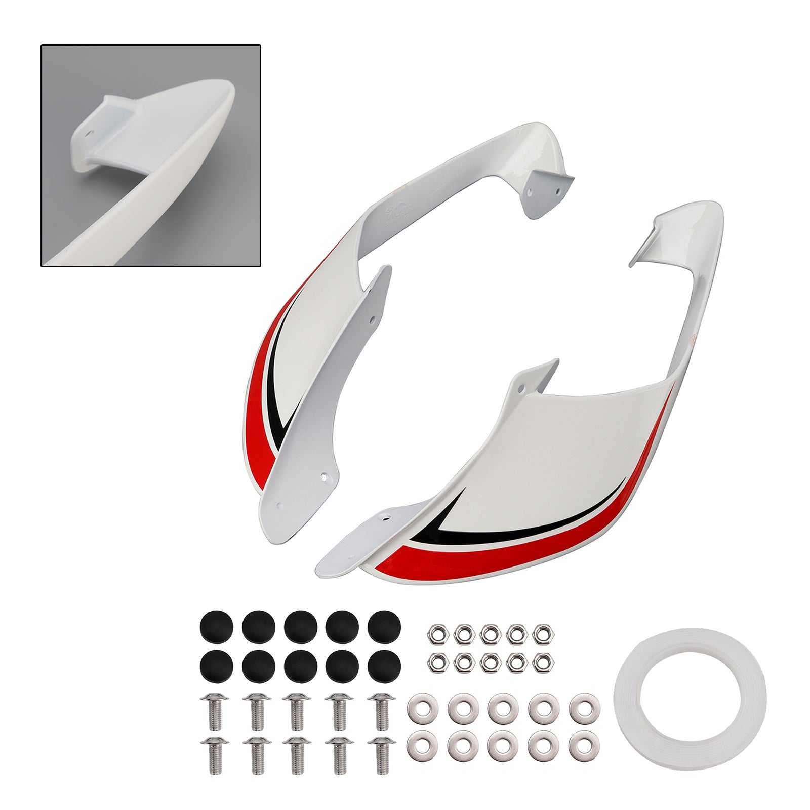 2021-2024 Yamaha YZF R1 R1M ailes latérales avant ailes becquet carénage
