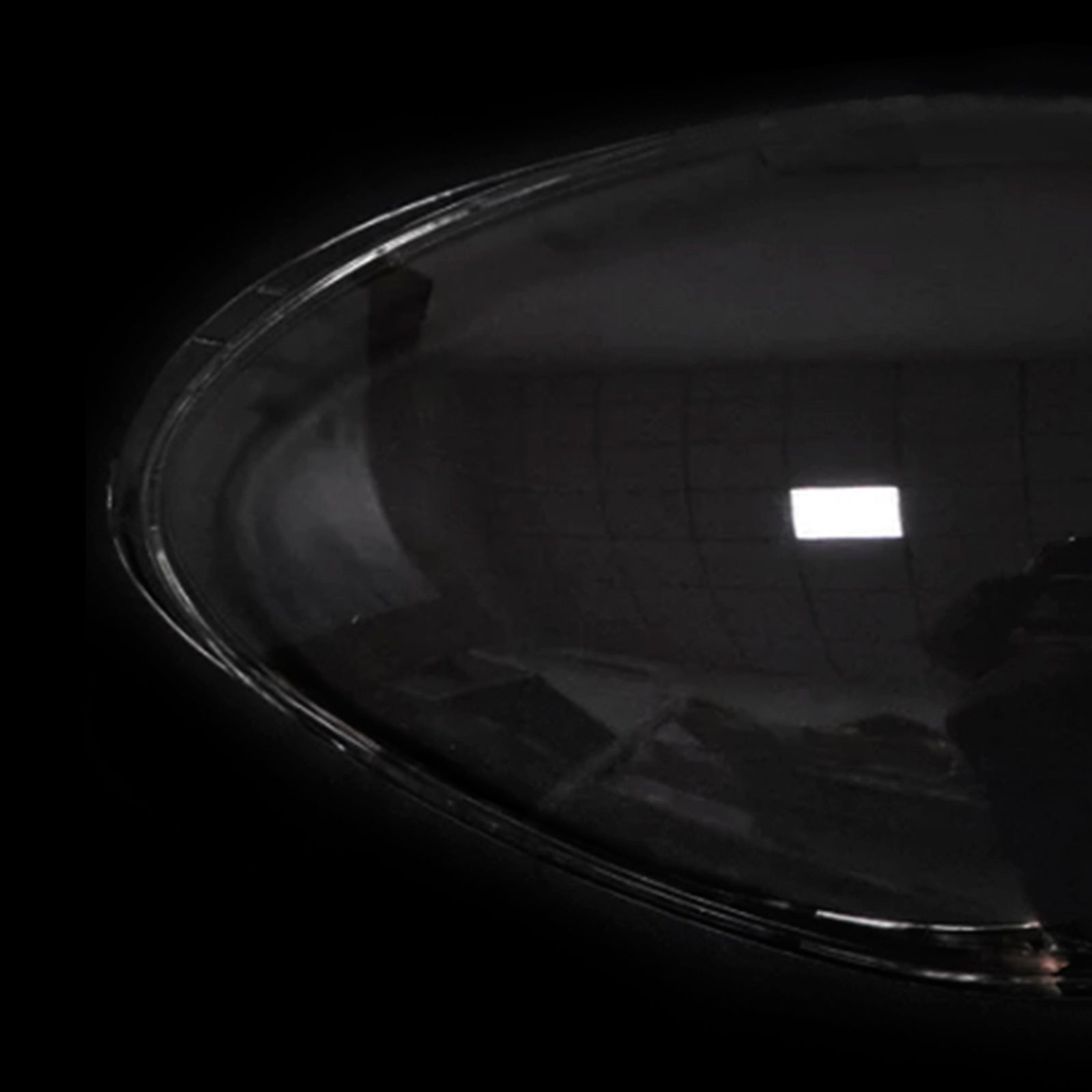 2017-2020 Porsche Panamera 2PCS Front-frontlys Linsedeksel Shell Clear