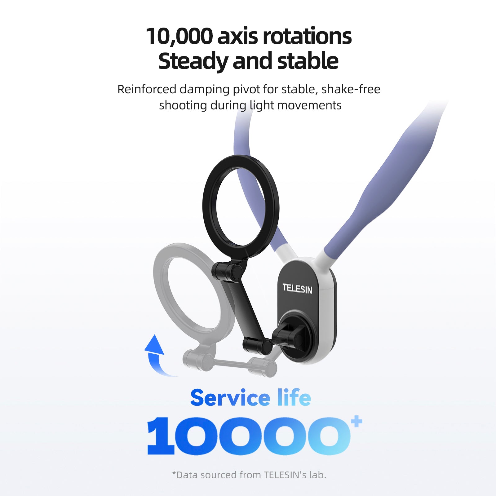 Magnetische nekhalsterbeugel Snelle ontgrendeling Schokabsorptie voor mobiele telefoon