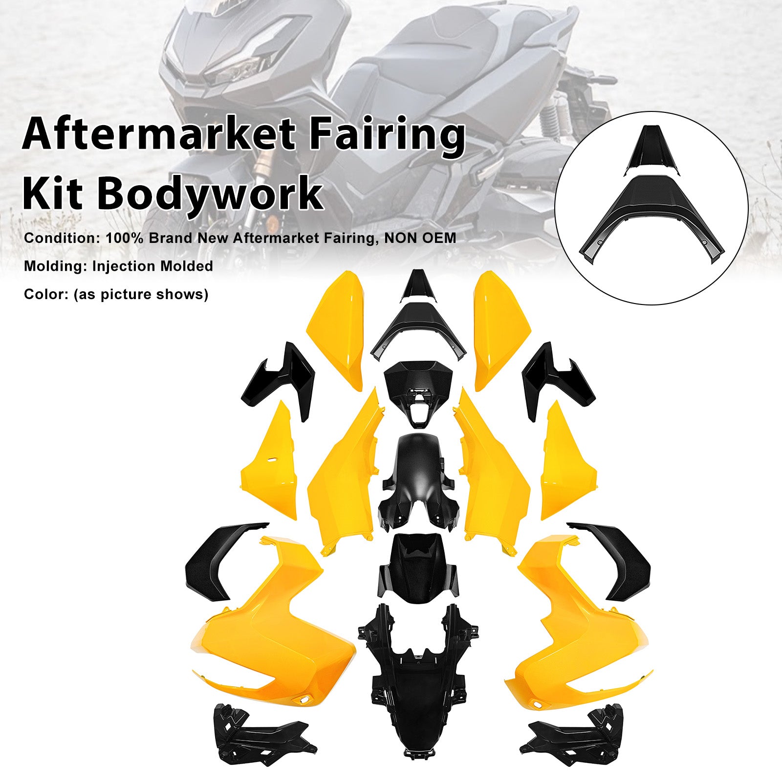 Injection ABS Plastic Bodywork Fairing Kit for Honda ADV350 2022-2025