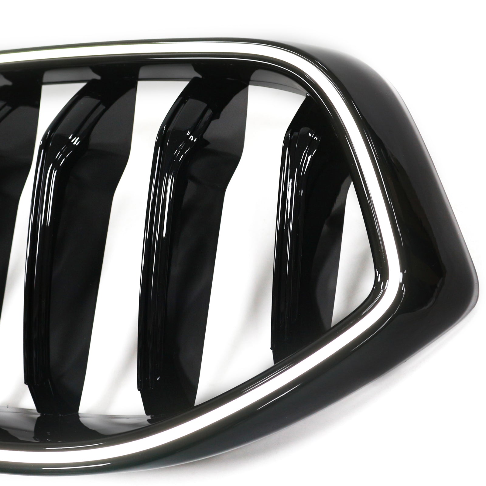 Parrilla frontal tipo riñón para BMW Serie 6 G32 2020-2025, color negro brillante