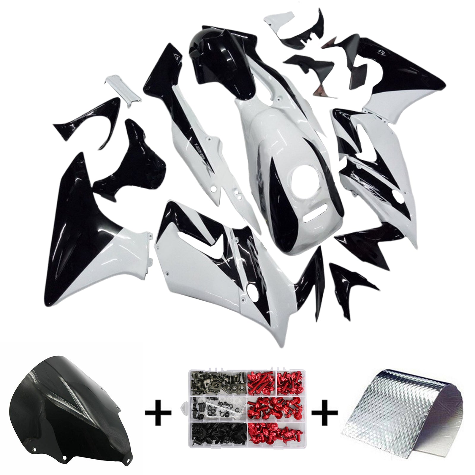 Kit de carénage d'injection Honda CBR125R 2002-2006, carrosserie en plastique ABS